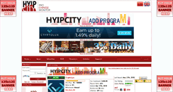 Desktop Screenshot of hyipcity.com